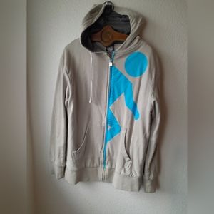 Rare ThinkGeek Portal Test Candidate Gaming Hoodie medium